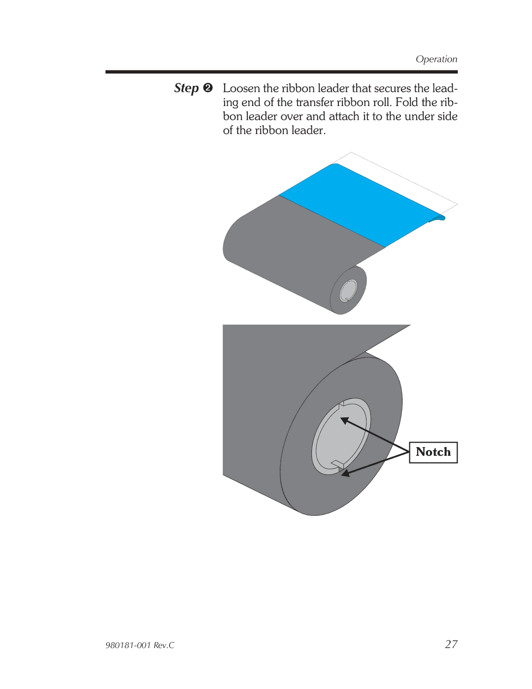 Zebra Technologies Printers user manual Notch 