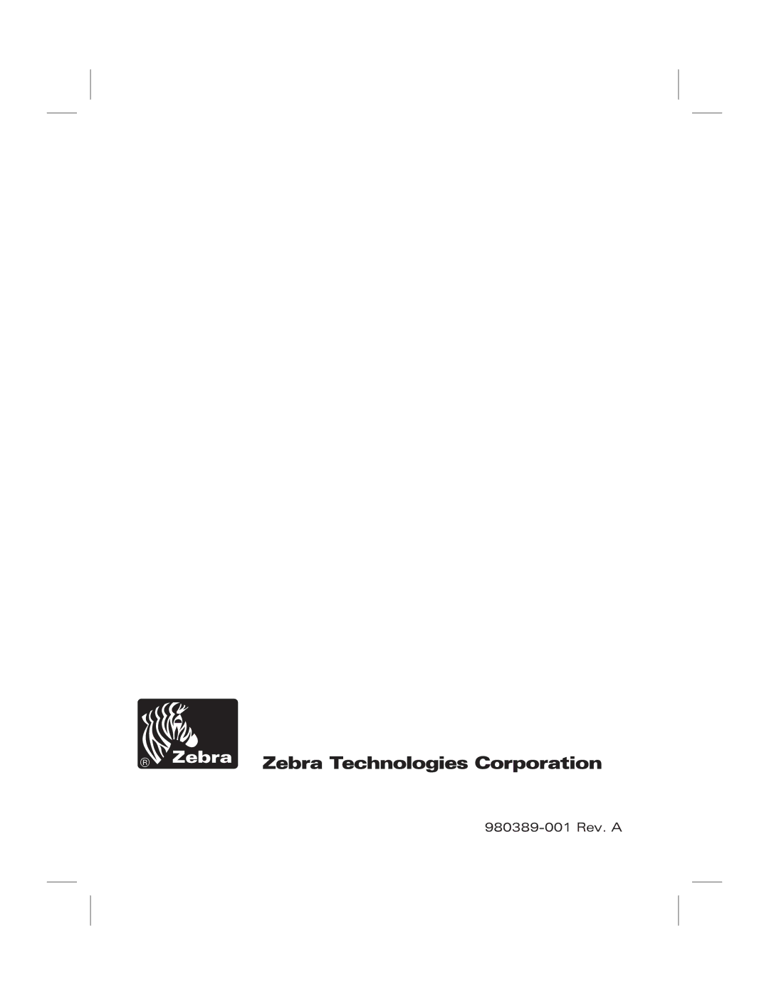 Zebra Technologies R402 manual 980389-001 Rev. a 