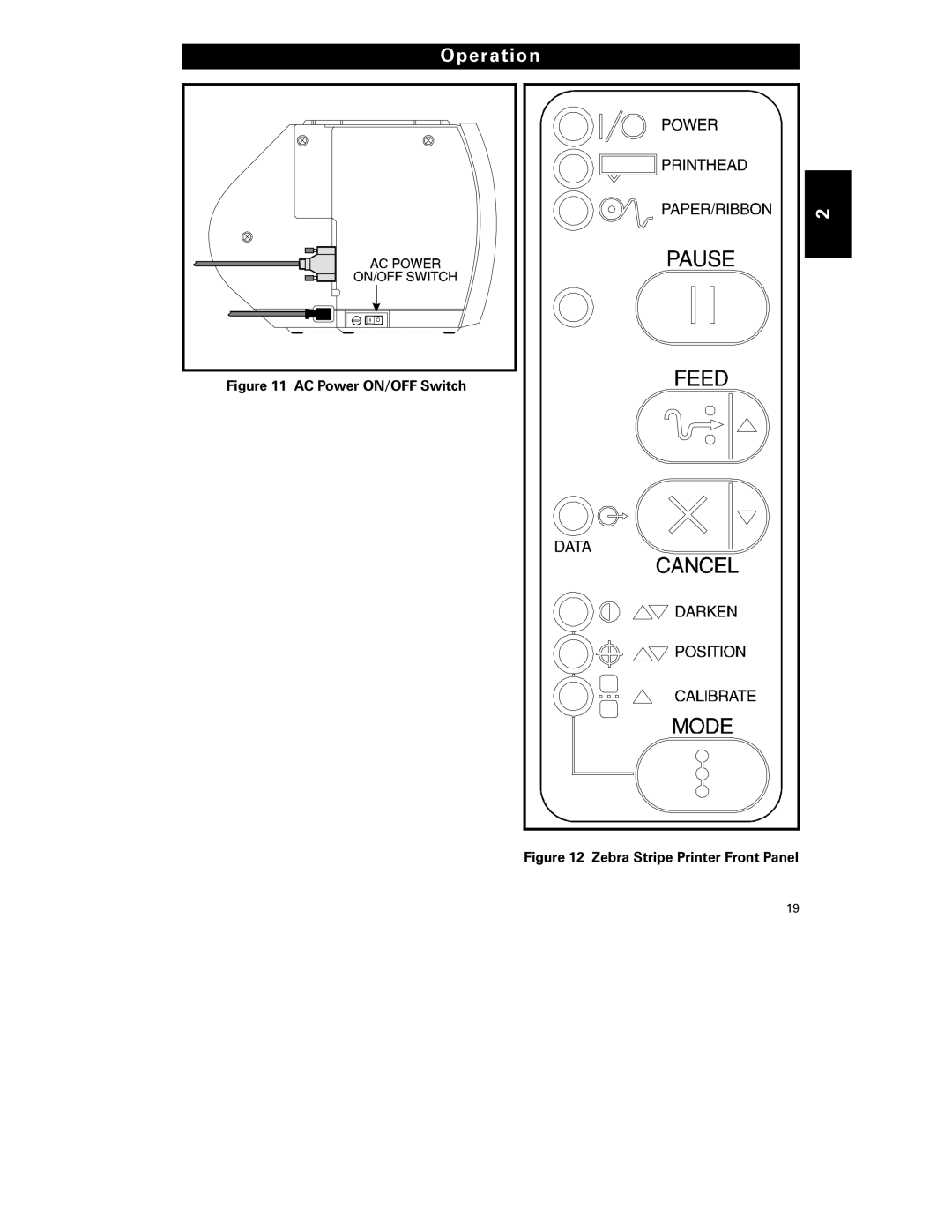 Zebra Technologies S-300 manual AC Power ON/OFF Switch 