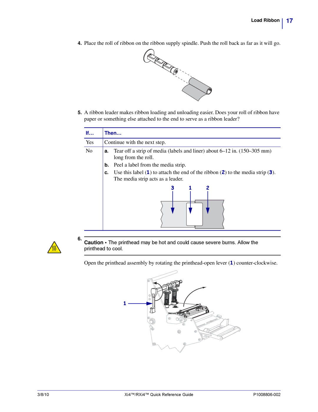 Zebra Technologies RXi4 manual If… Then… 