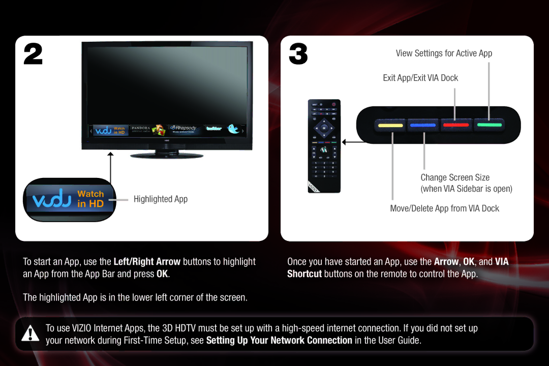 Zebra Technologies XVT3D650SV quick start Move/Delete App from VIA Dock 