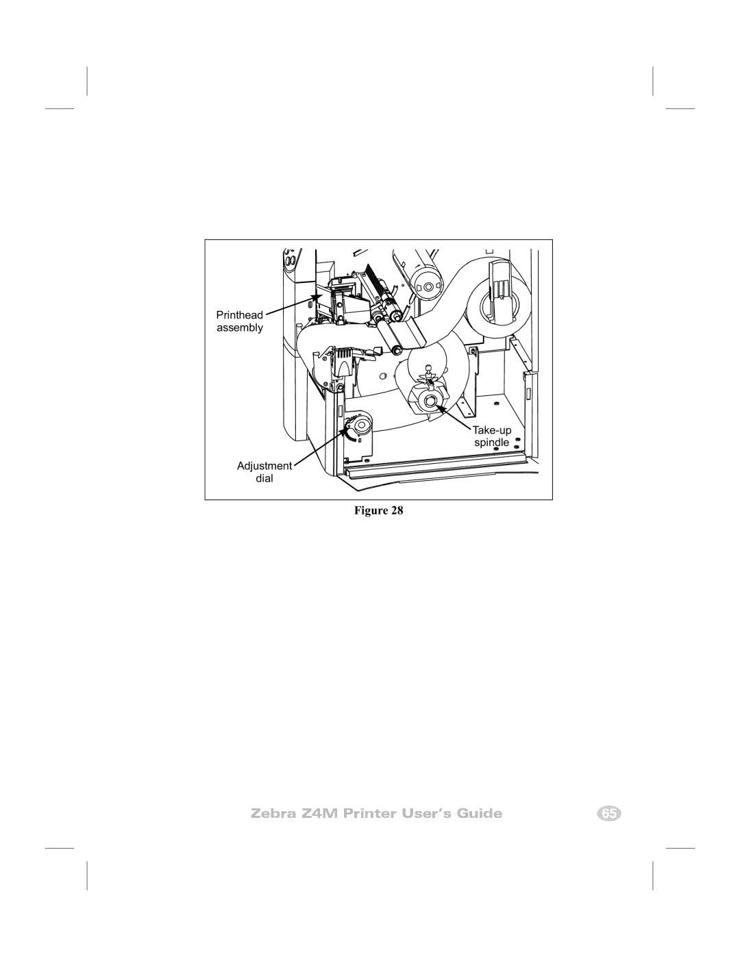 Zebra Technologies Z4M manual Adjustment 