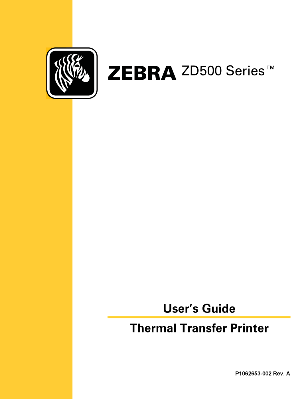 Zebra Technologies manual ZD500 Series 