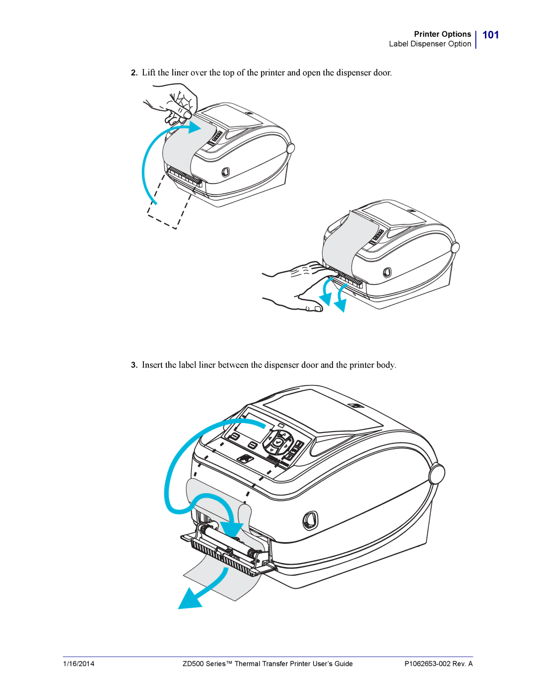 Zebra Technologies ZD500 manual 101 