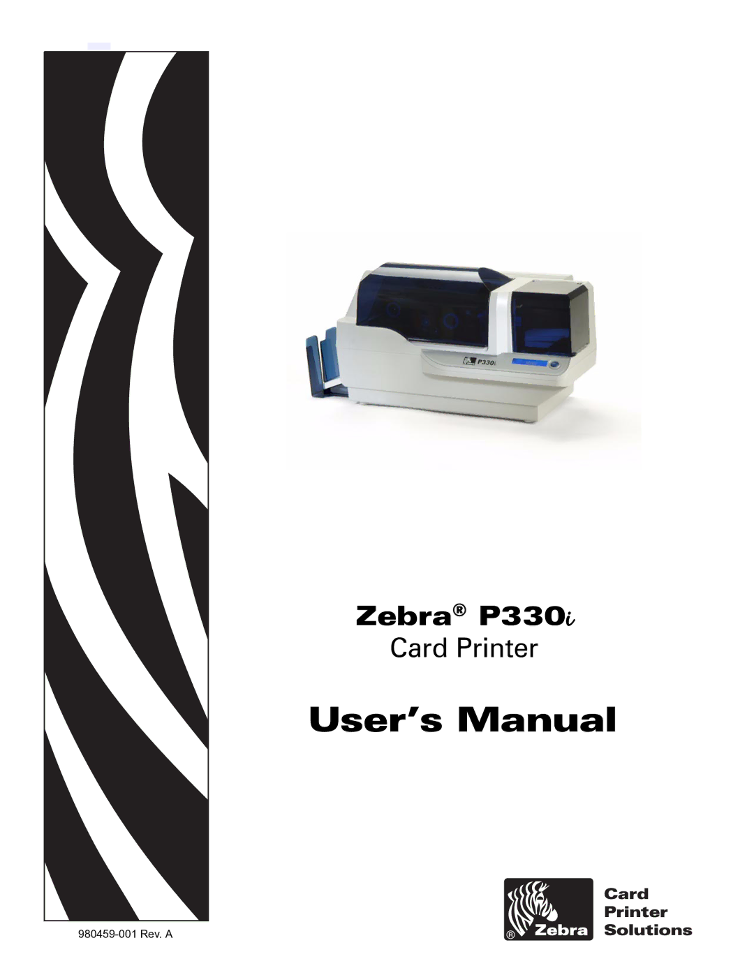 Zebra Technologies zebra p330 user manual User’s Manual 