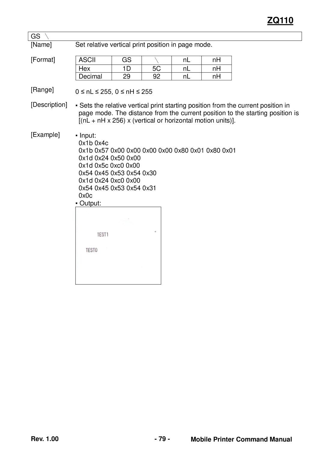 Zebra Technologies ZQ110 manual 