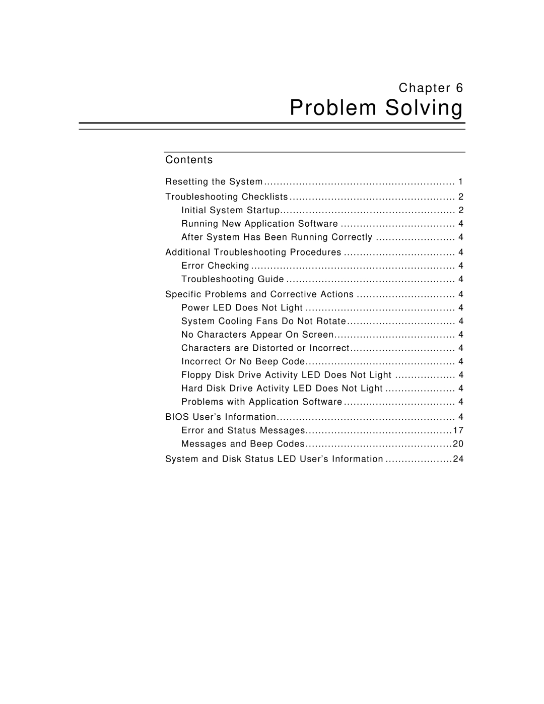 Zenith Data Systems MT2000 manual Problem Solving 