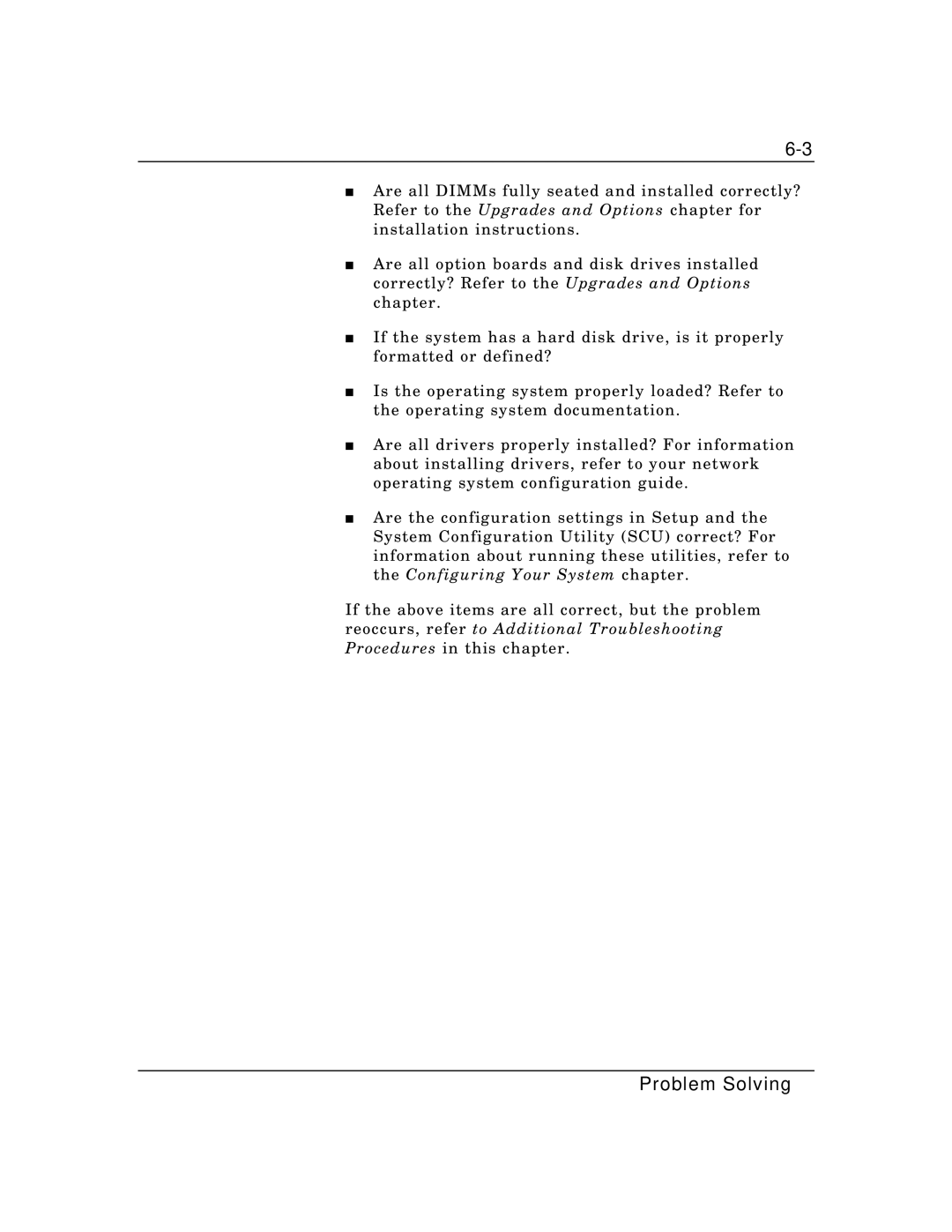 Zenith Data Systems MT2000 manual Problem Solving 