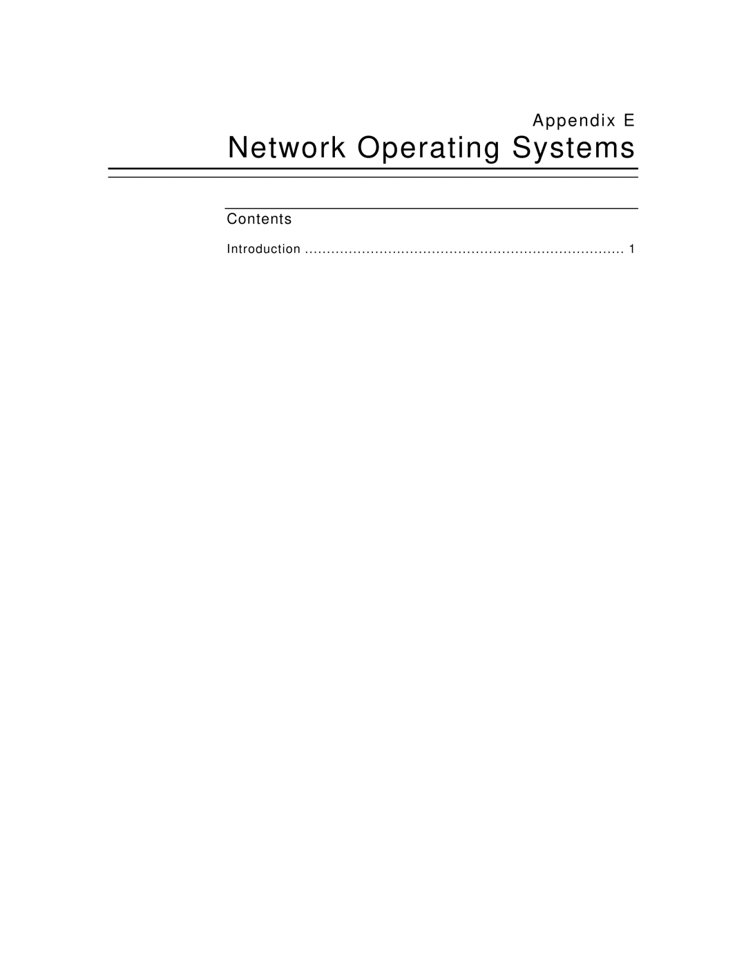 Zenith Data Systems MT2000 manual Network Operating Systems 