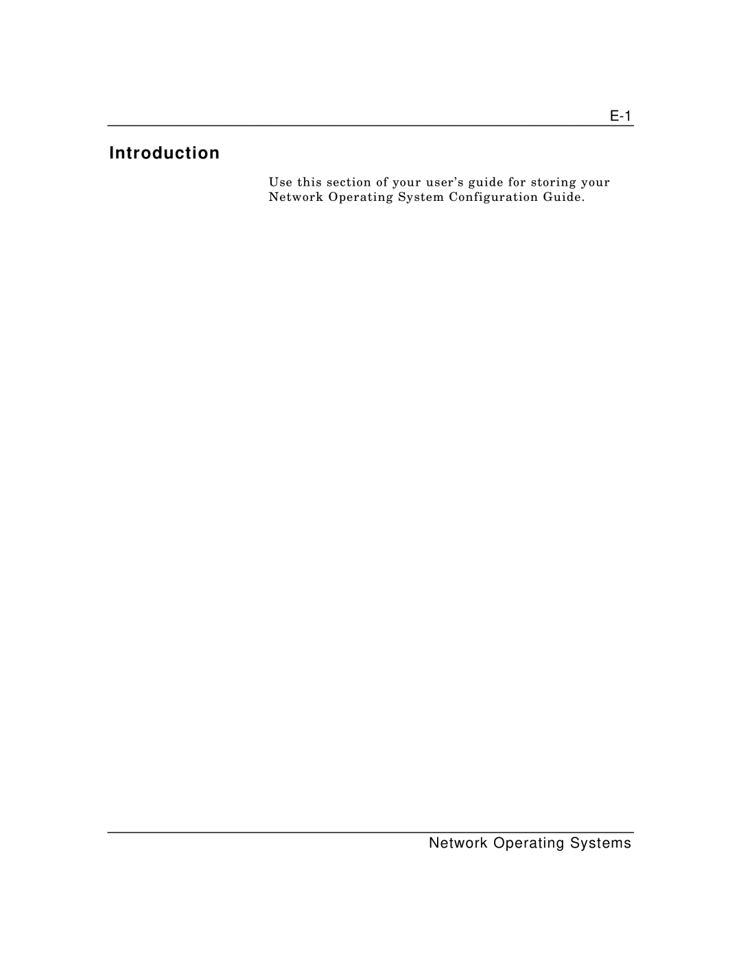 Zenith Data Systems MT2000 manual Network Operating Systems 