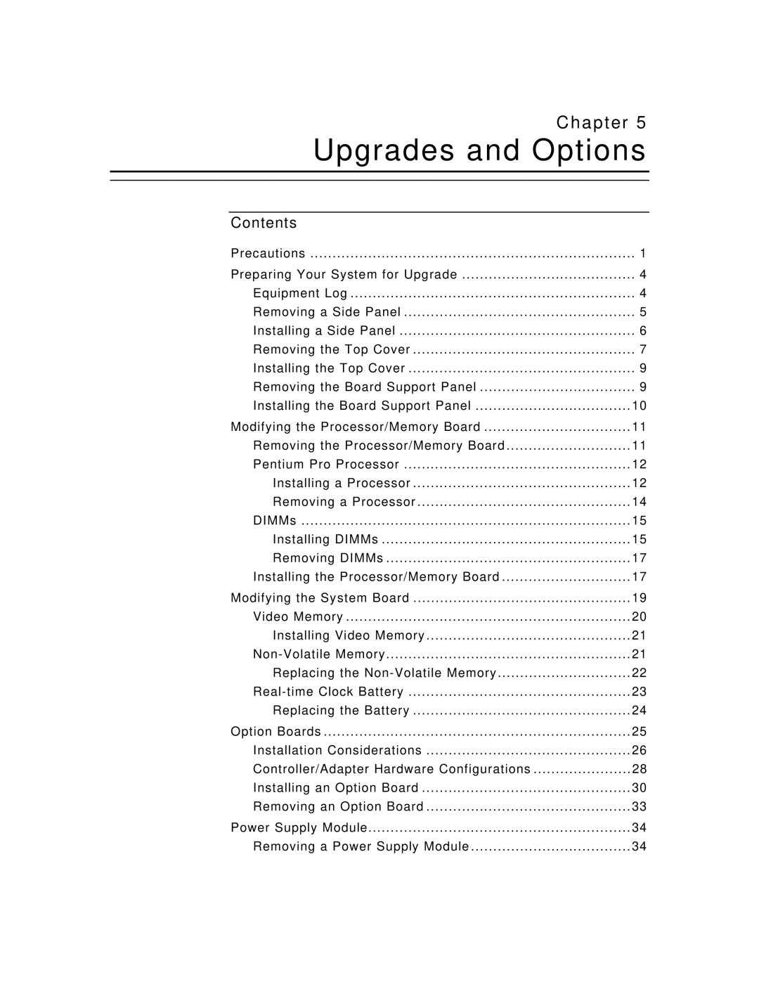 Zenith Data Systems MT2000 manual Upgrades and Options 