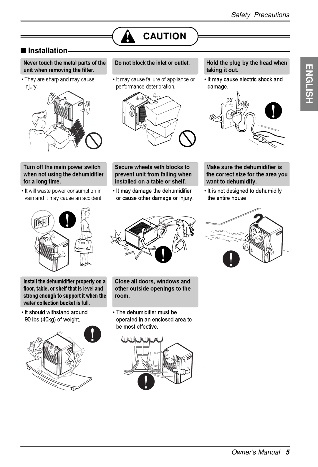 Zenith ZD309 owner manual They are sharp and may cause injury, Hold the plug by the head when taking it out 