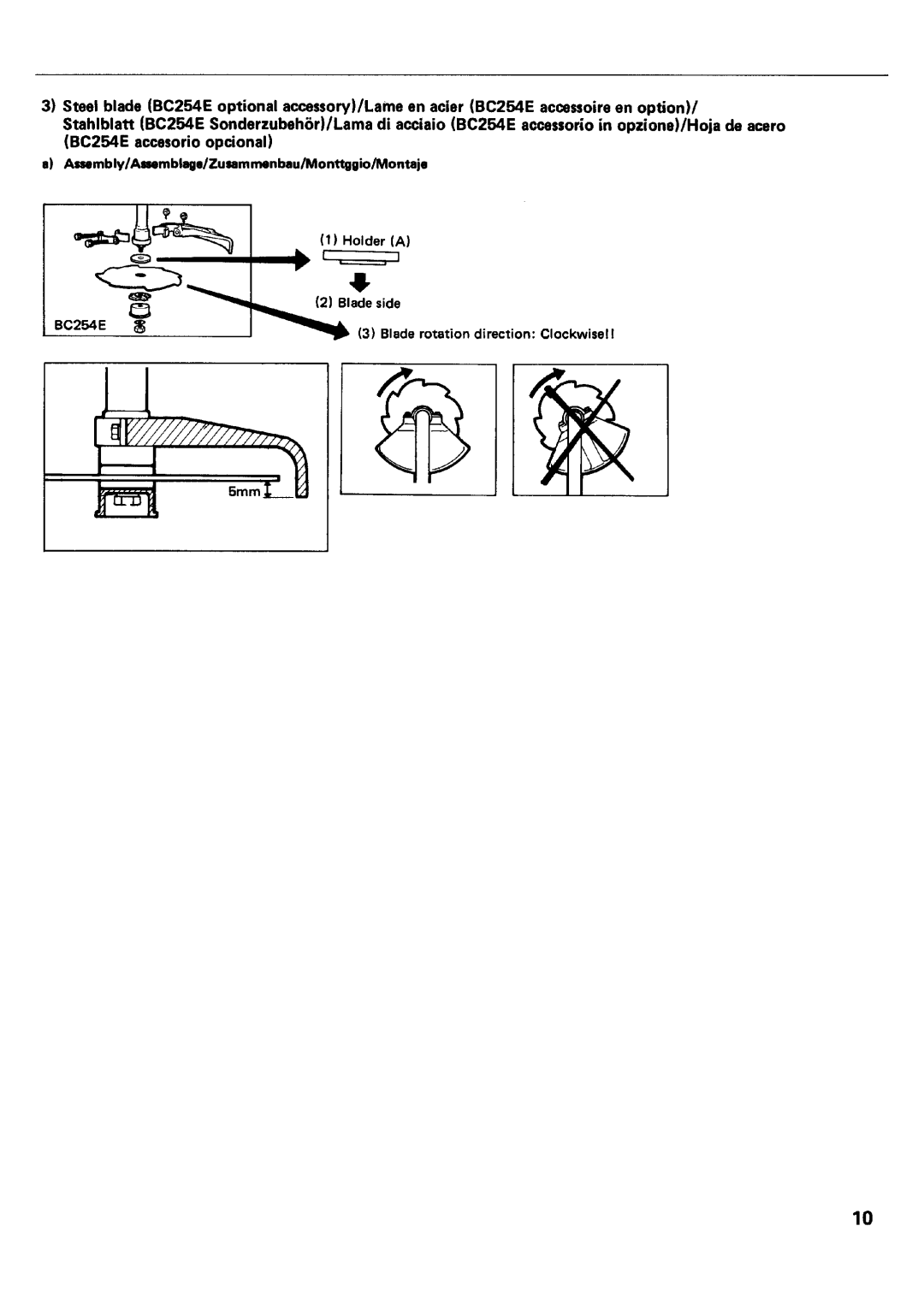 Zenoah BC254E, BC174E manual 