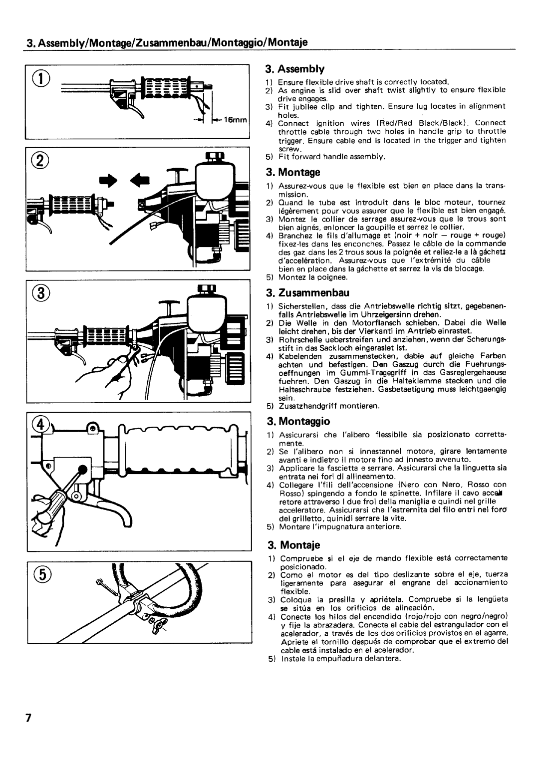 Zenoah BC174E, BC254E manual 