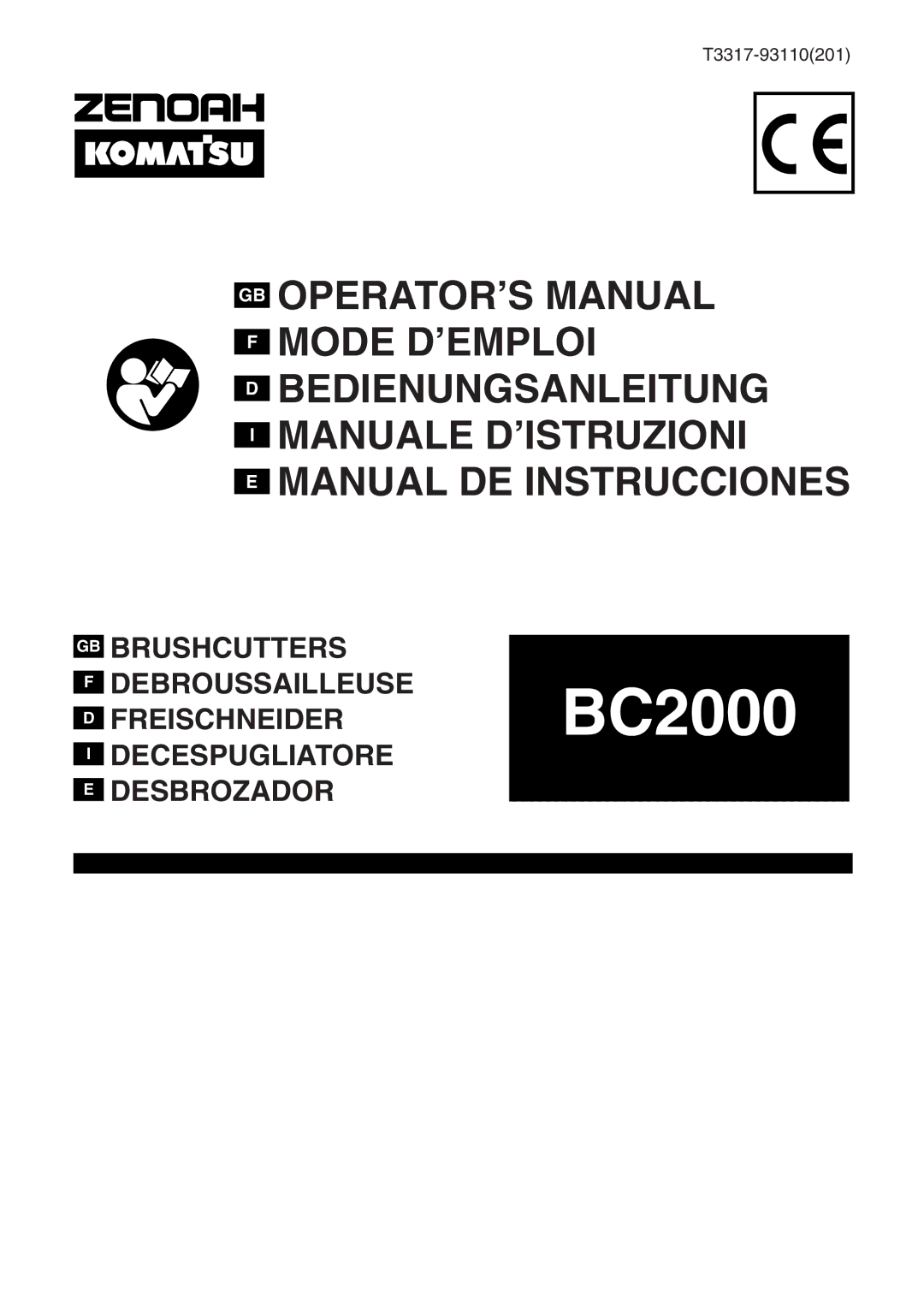 Zenoah BC2000 manual 