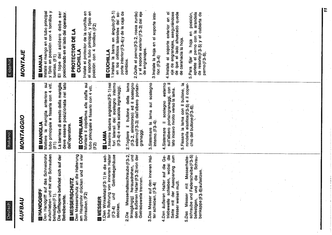 Zenoah BC2200DL manual 