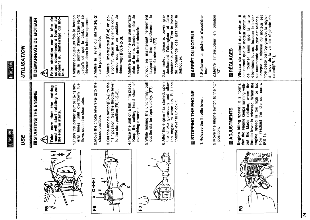 Zenoah BC2200DL manual 