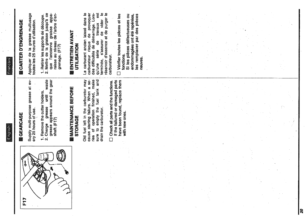 Zenoah BC2200DL manual 