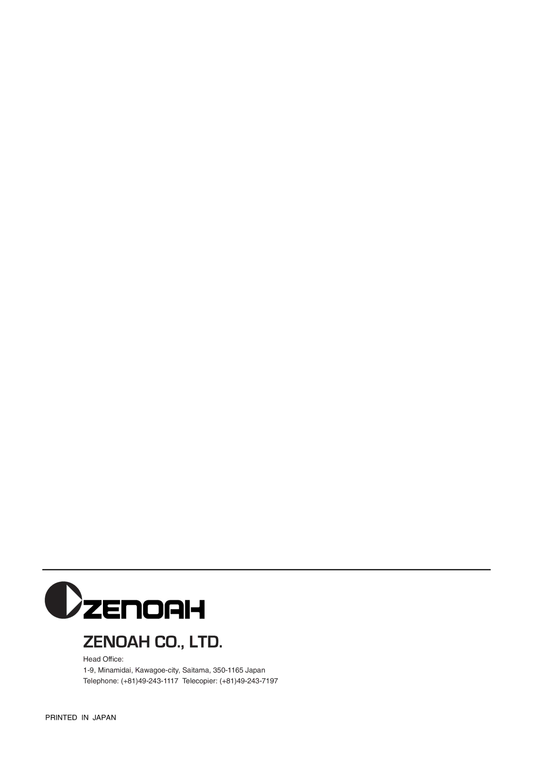 Zenoah BC4310FW owner manual 