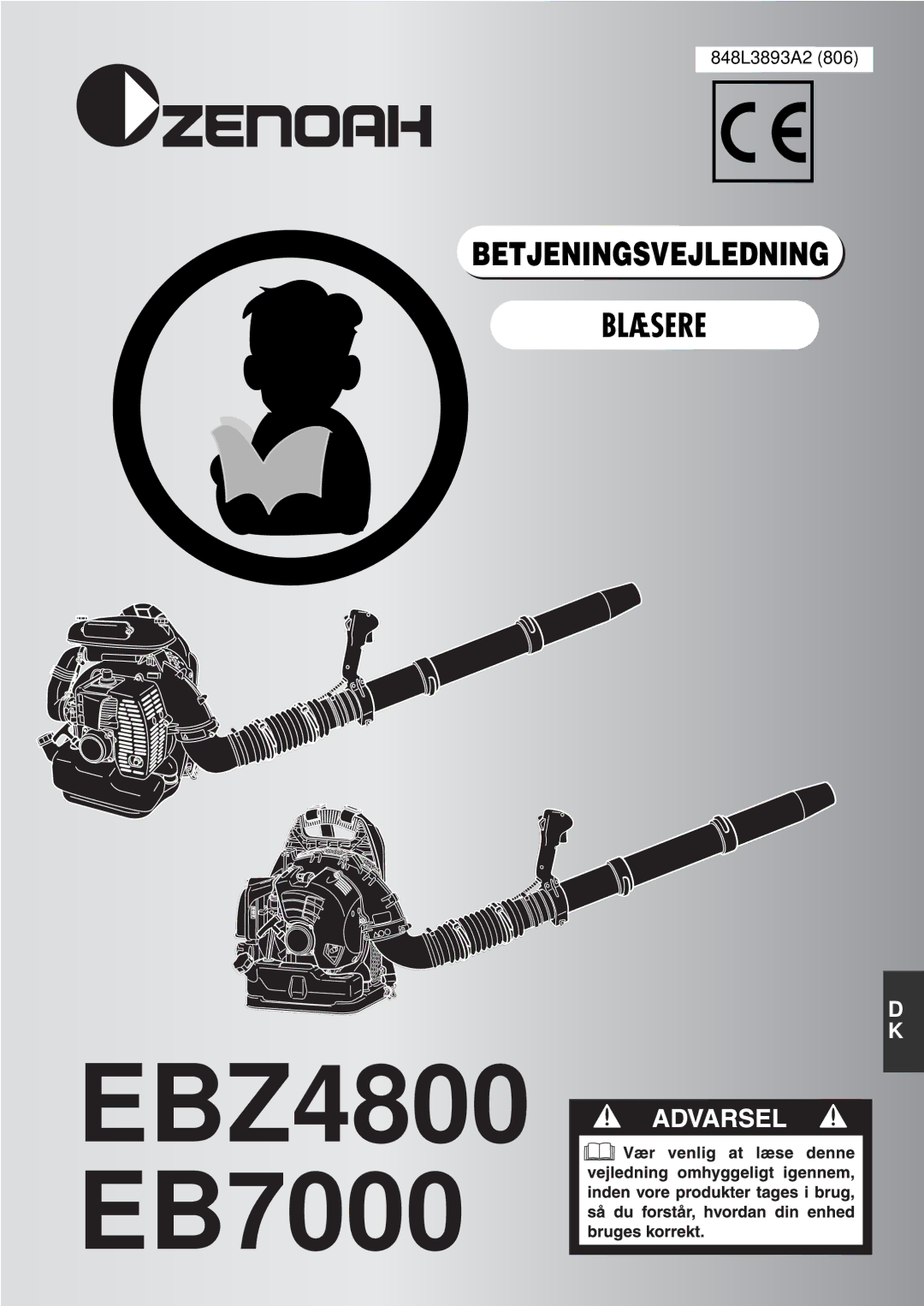 Zenoah manual EBZ4800 EB7000 