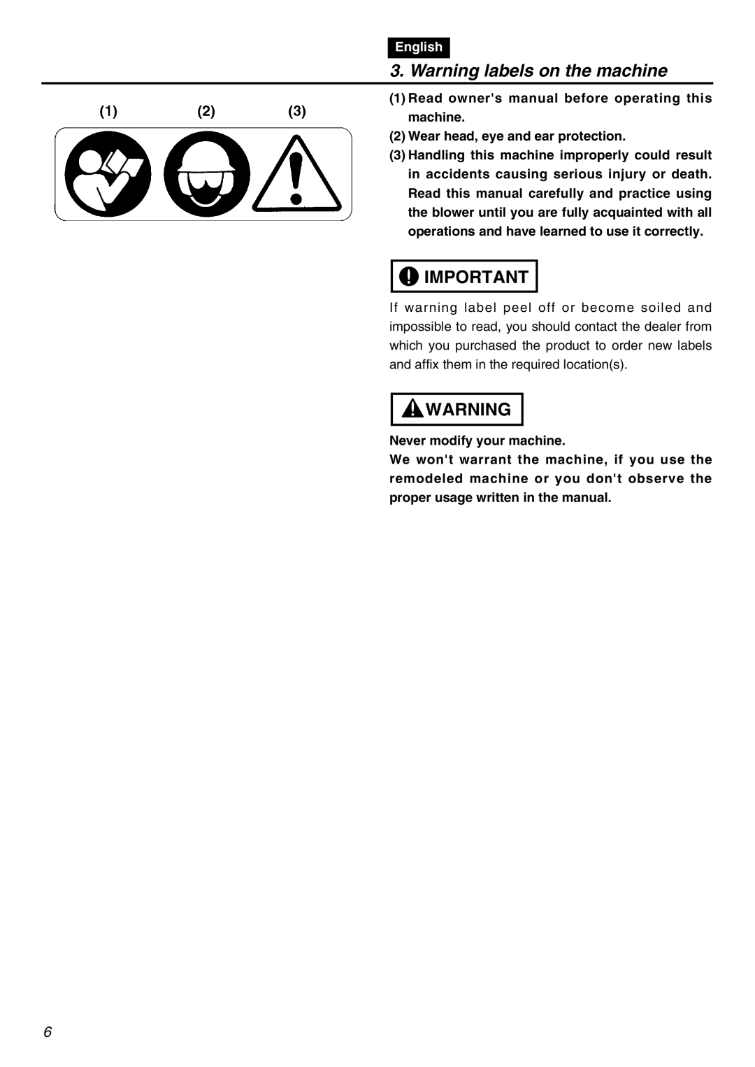 Zenoah EBZ5100-CA, EBZ5100RH-CA manual English 