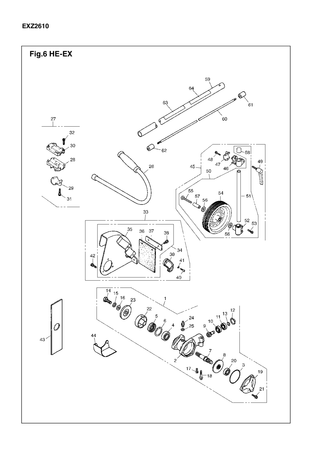 Zenoah PS-EX (ATT), ENGINE, EX-BC, EXZ2610, EXZ-PU, HE-EZ (ATT), LRT-EX (ATT), BC-EX manual He-Ex 