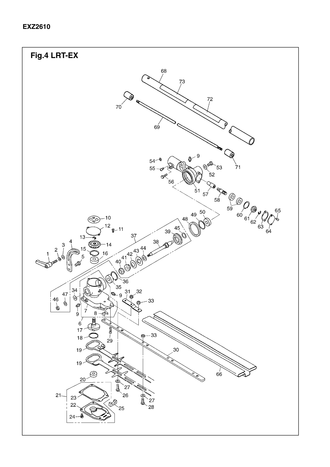 Zenoah ENGINE, EX-BC, EXZ2610, EXZ-PU, PS-EX (ATT), HE-EZ (ATT), LRT-EX (ATT), BC-EX manual Lrt-Ex 