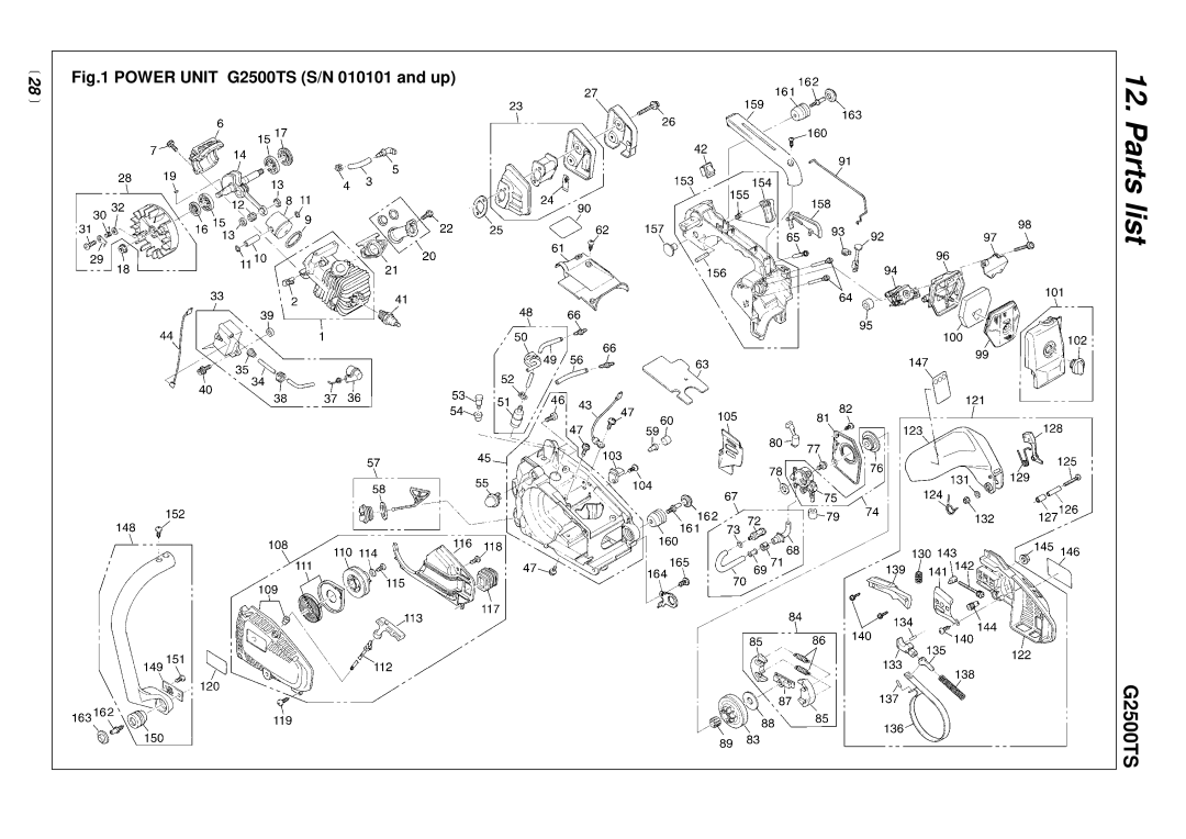 Zenoah G2500TS manual 