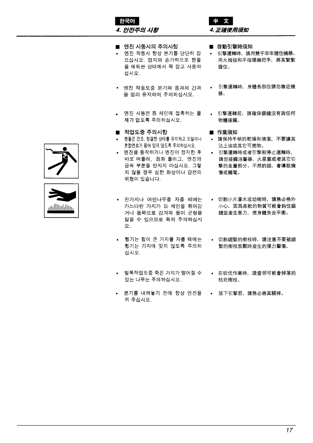 Zenoah G3300E manual 