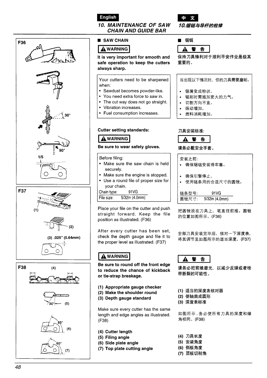 Zenoah G3300E manual 