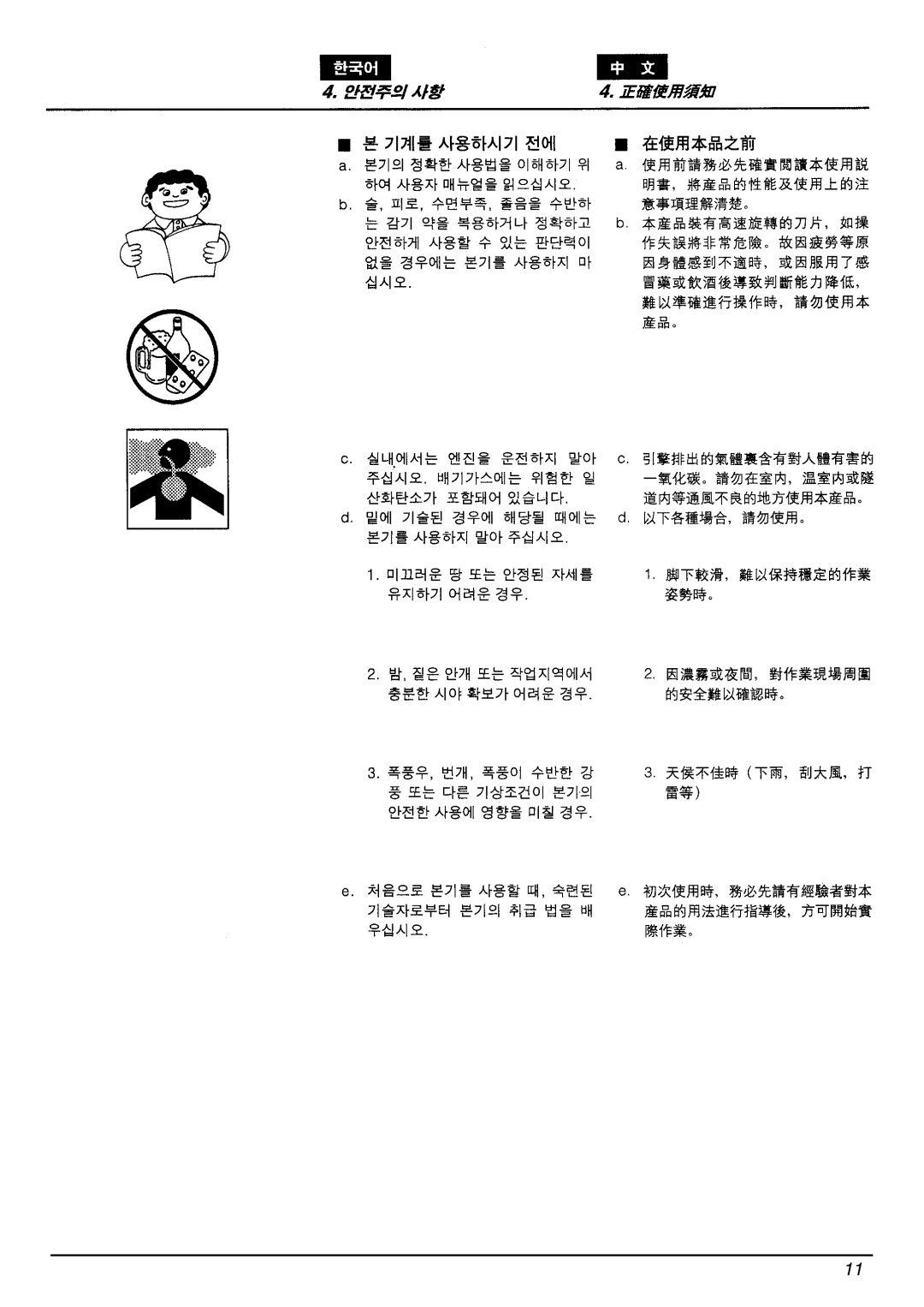 Zenoah G4100 manual 