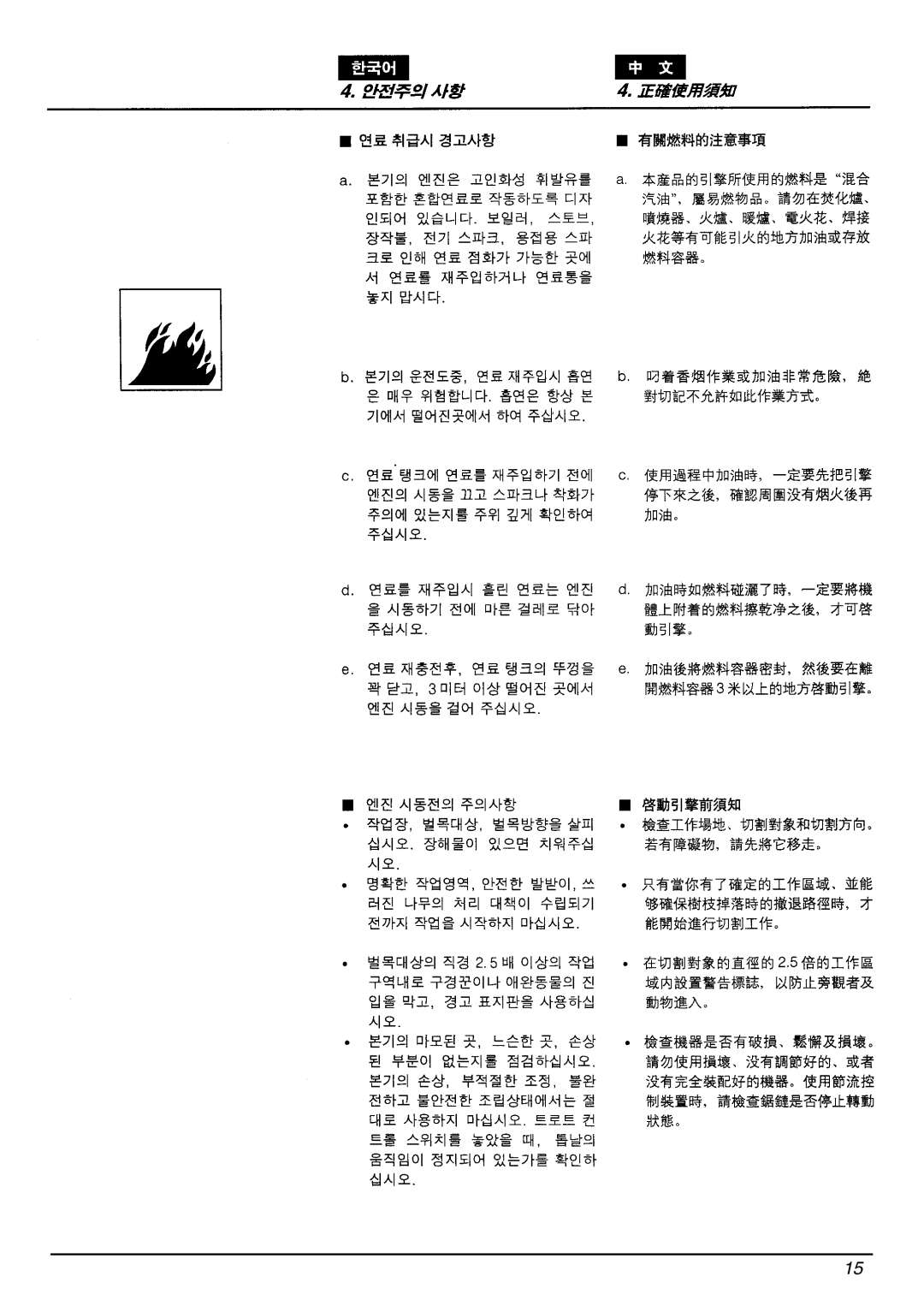 Zenoah G4100 manual 