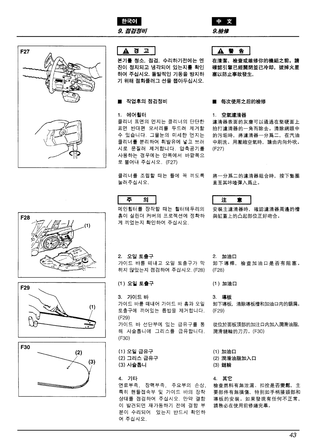 Zenoah G4100 manual 