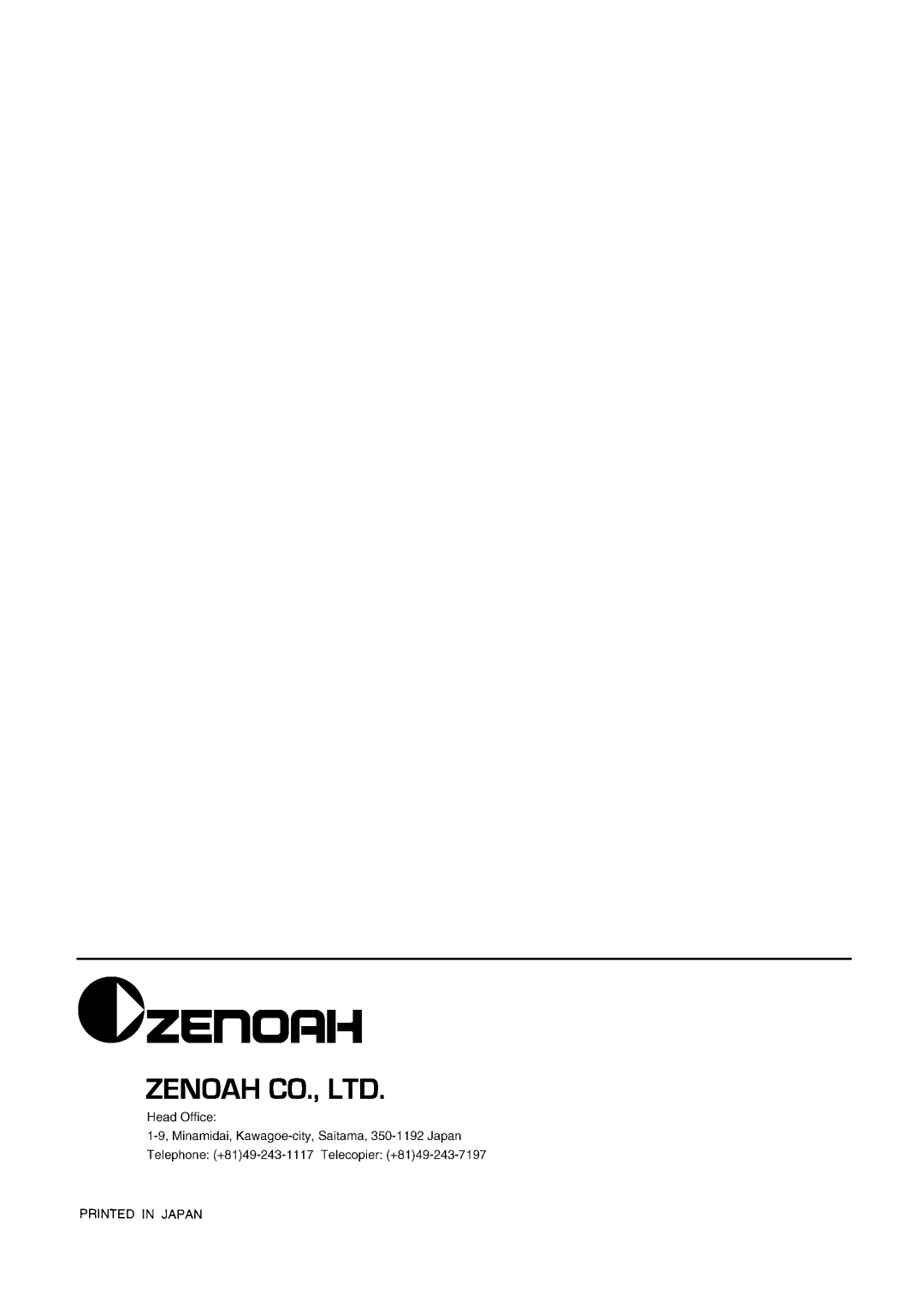 Zenoah G4100 manual 