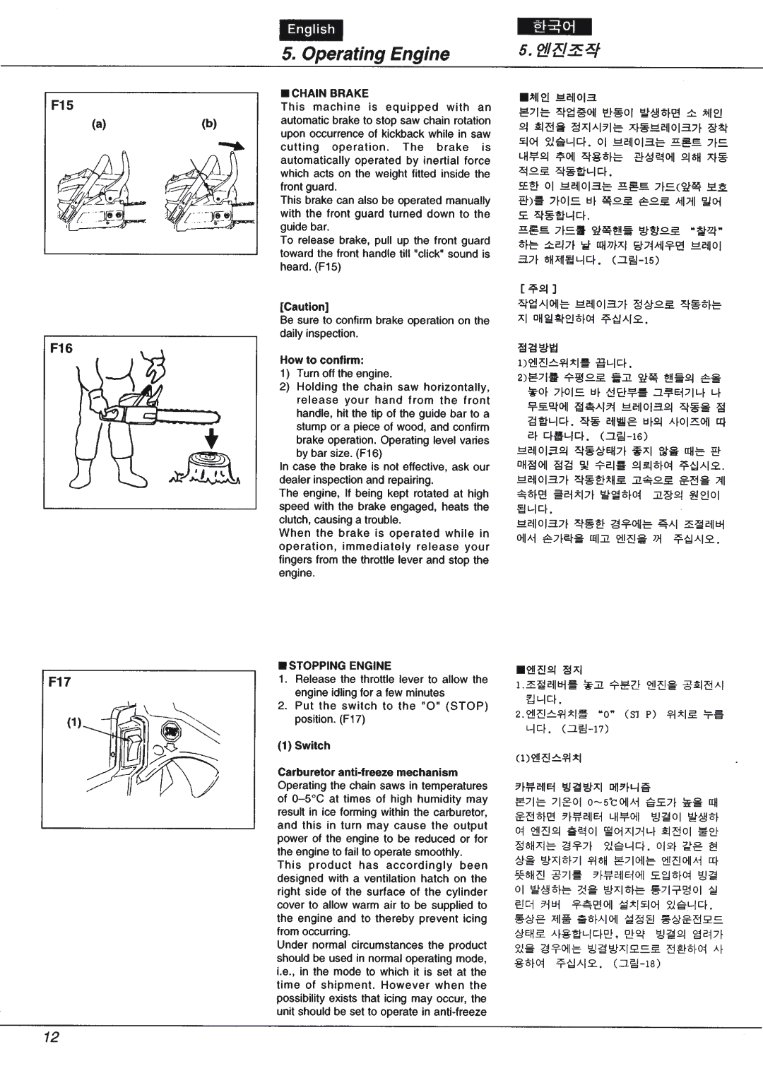 Zenoah G415AVS manual 