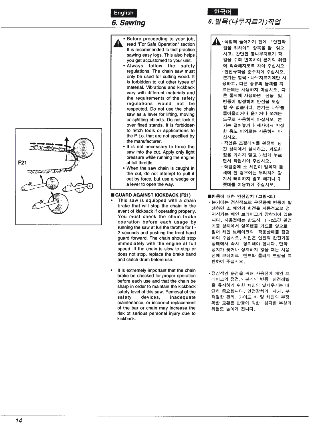 Zenoah G415AVS manual 