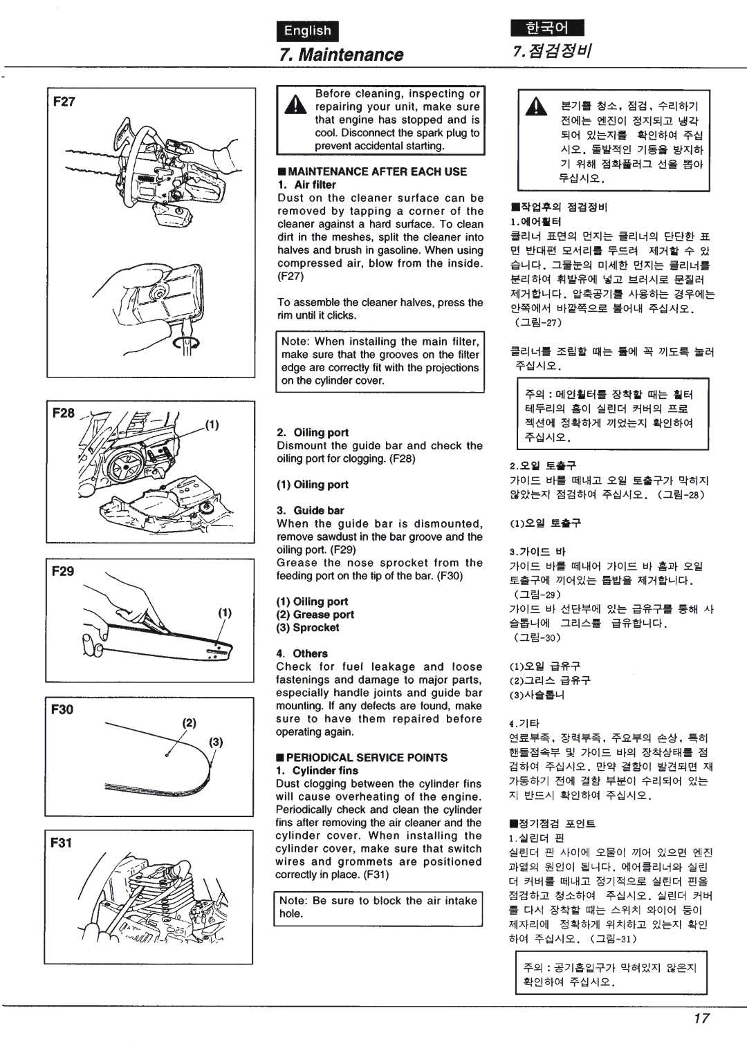 Zenoah G415AVS manual 