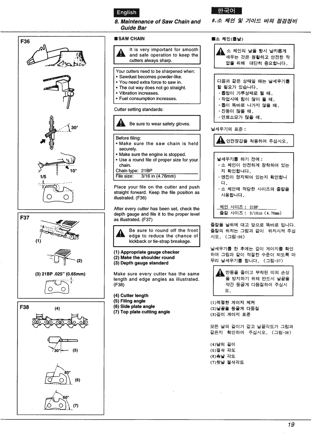 Zenoah G415AVS manual 