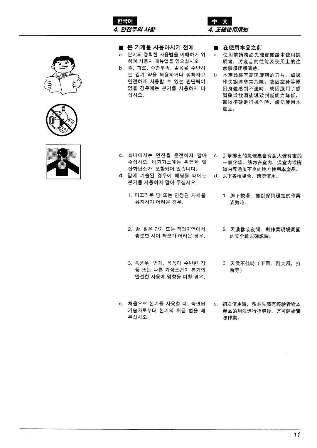 Zenoah G4200/G4200EZ manual 