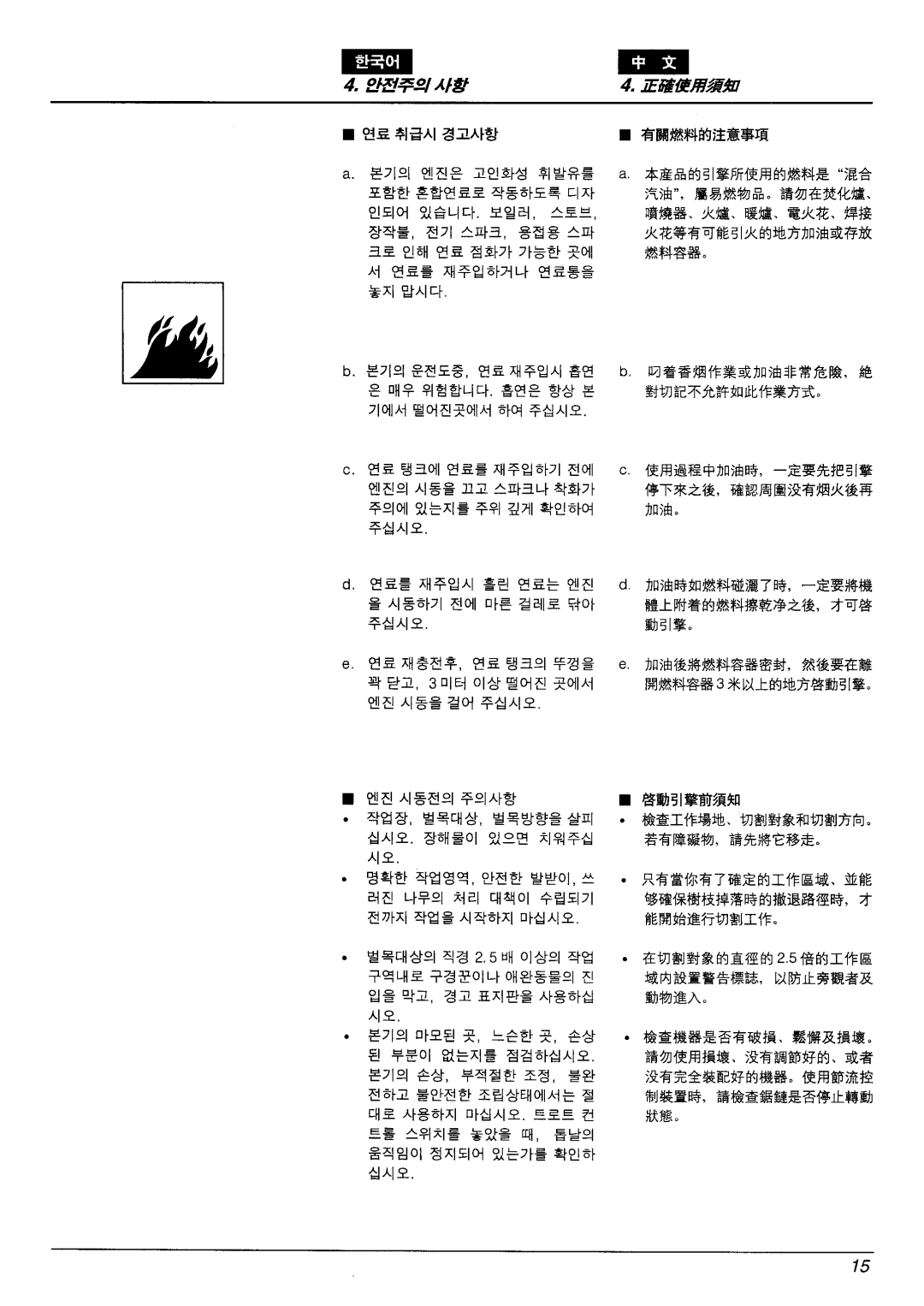 Zenoah G4200/G4200EZ manual 