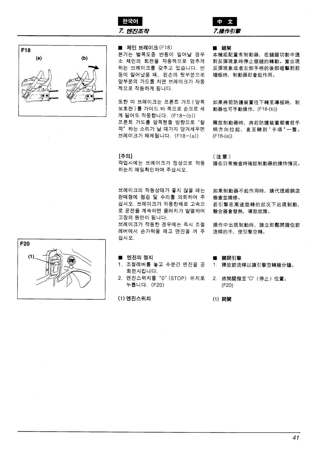 Zenoah G4200/G4200EZ manual 