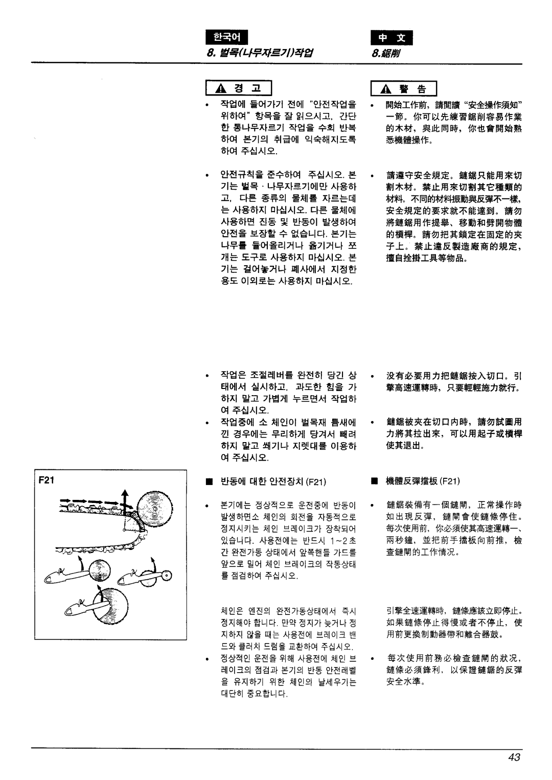 Zenoah G4200/G4200EZ manual 