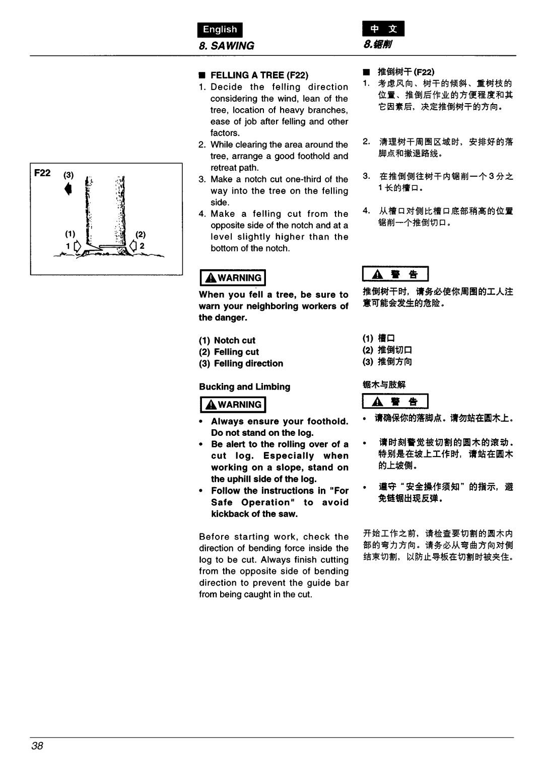 Zenoah G5000, G4500/G5200 manual 