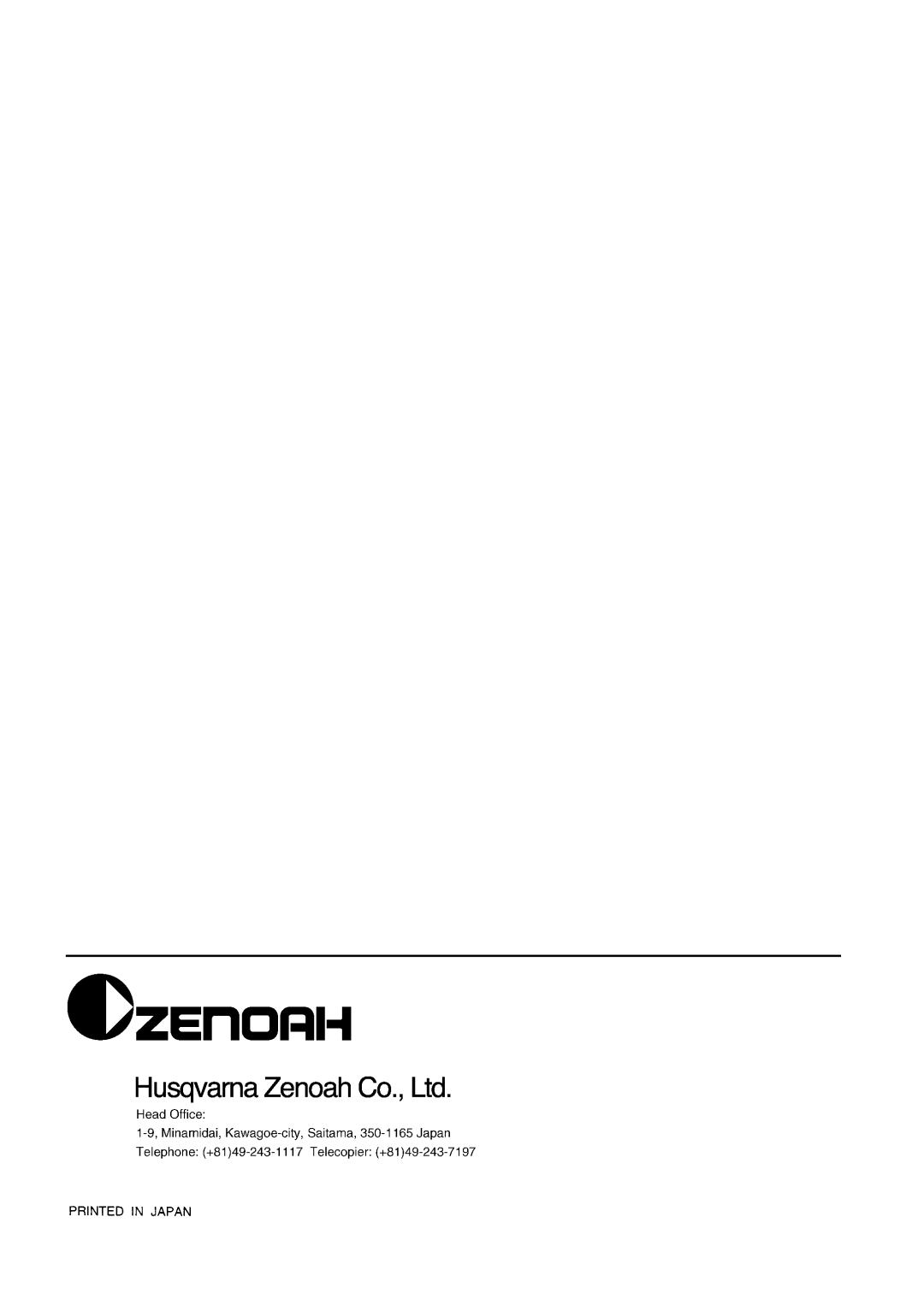 Zenoah G5000, G4500/G5200 manual 