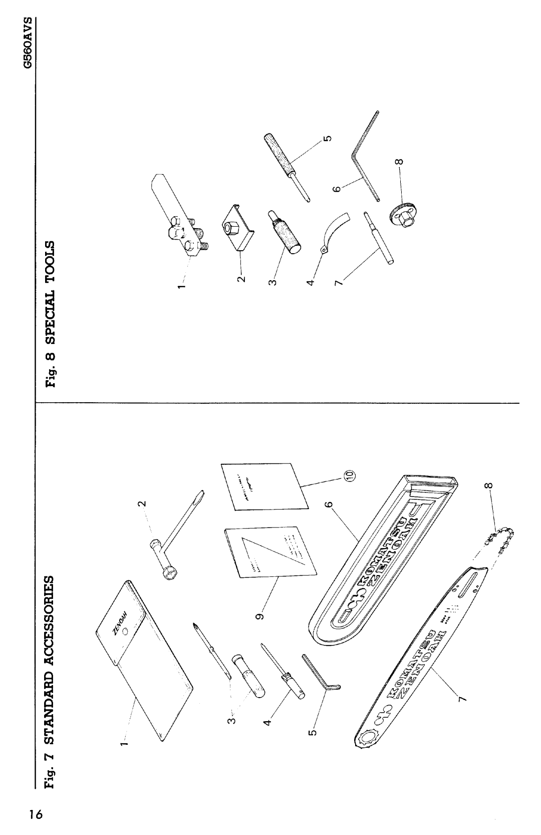 Zenoah G560AVSH manual 