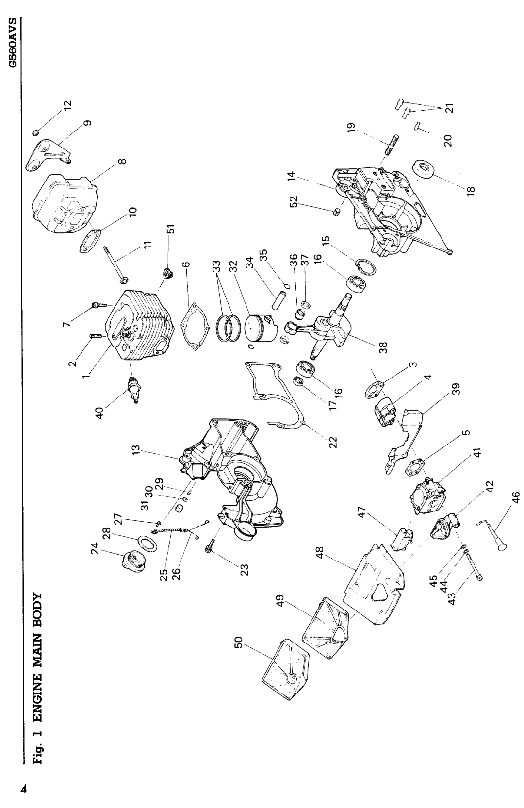 Zenoah G560AVSH manual 