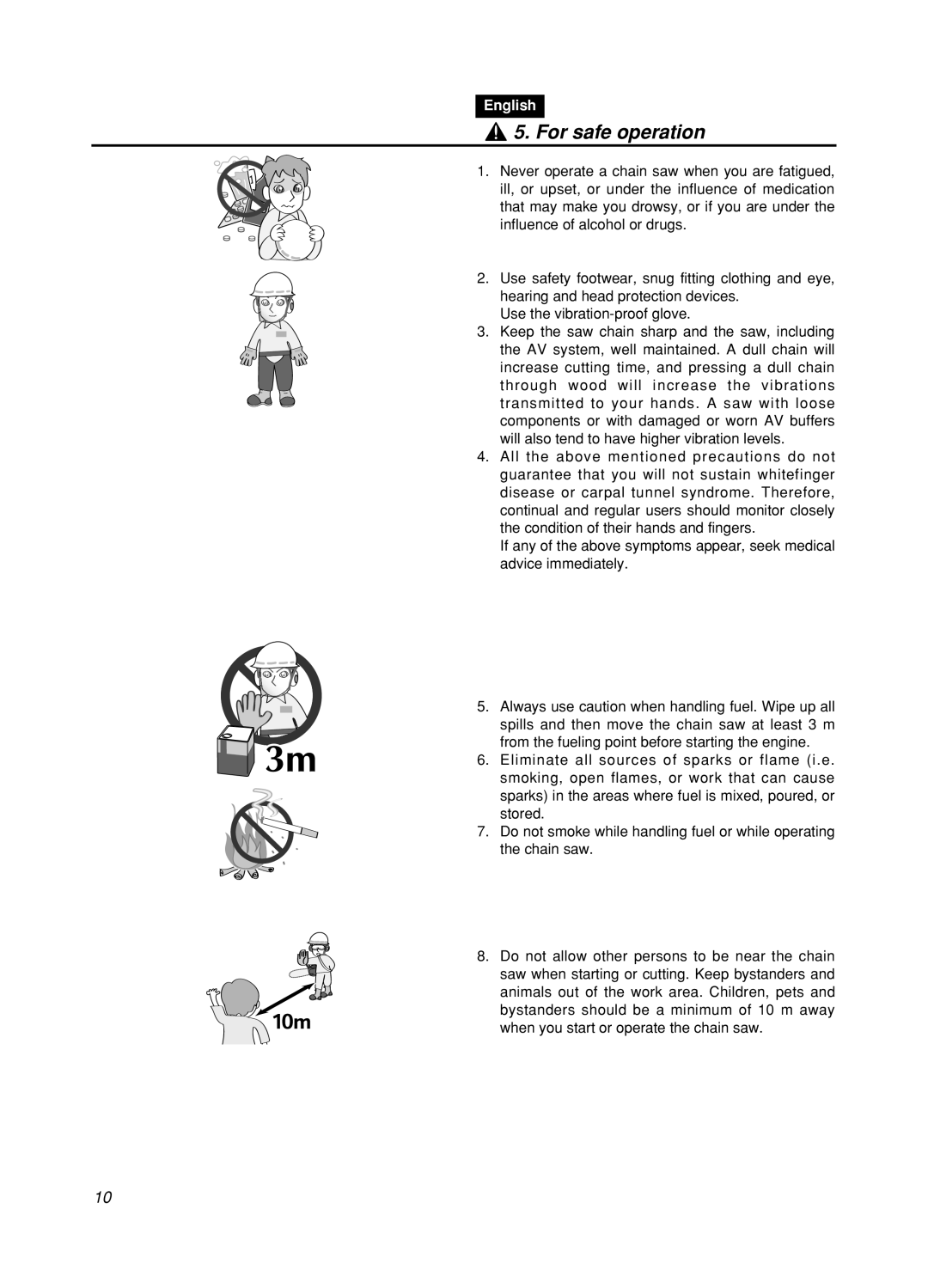 Zenoah GZ400 manual For safe operation 