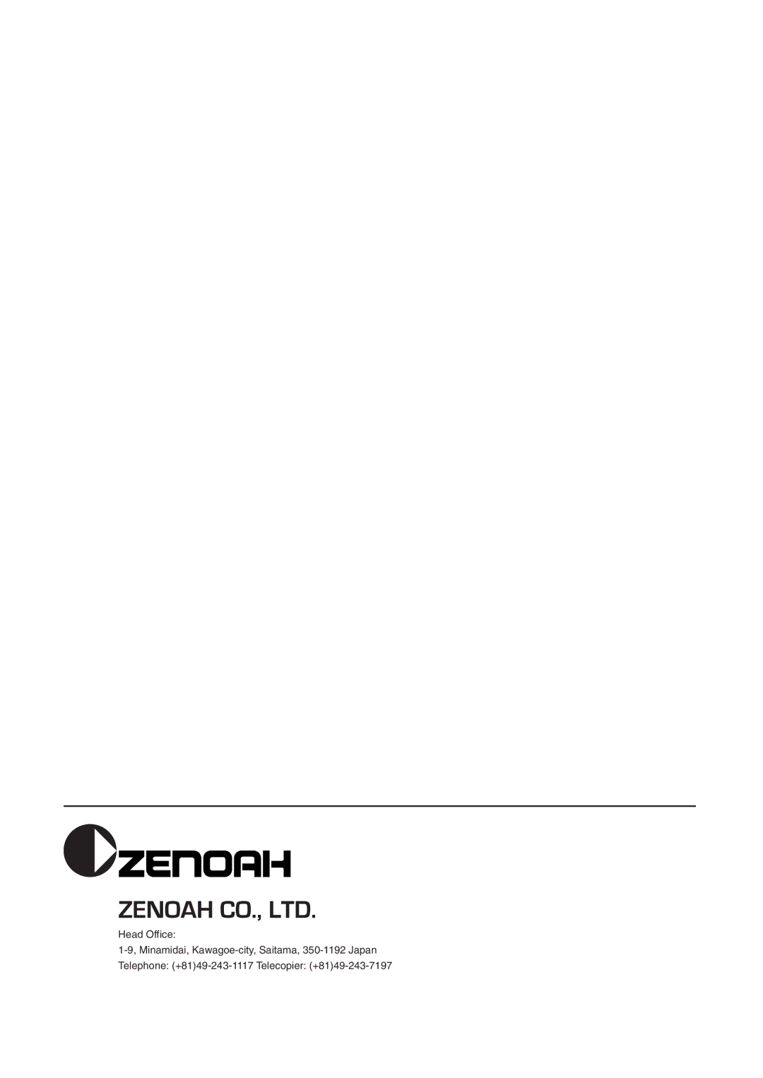 Zenoah HTZ7510, CHTZ6010 owner manual 