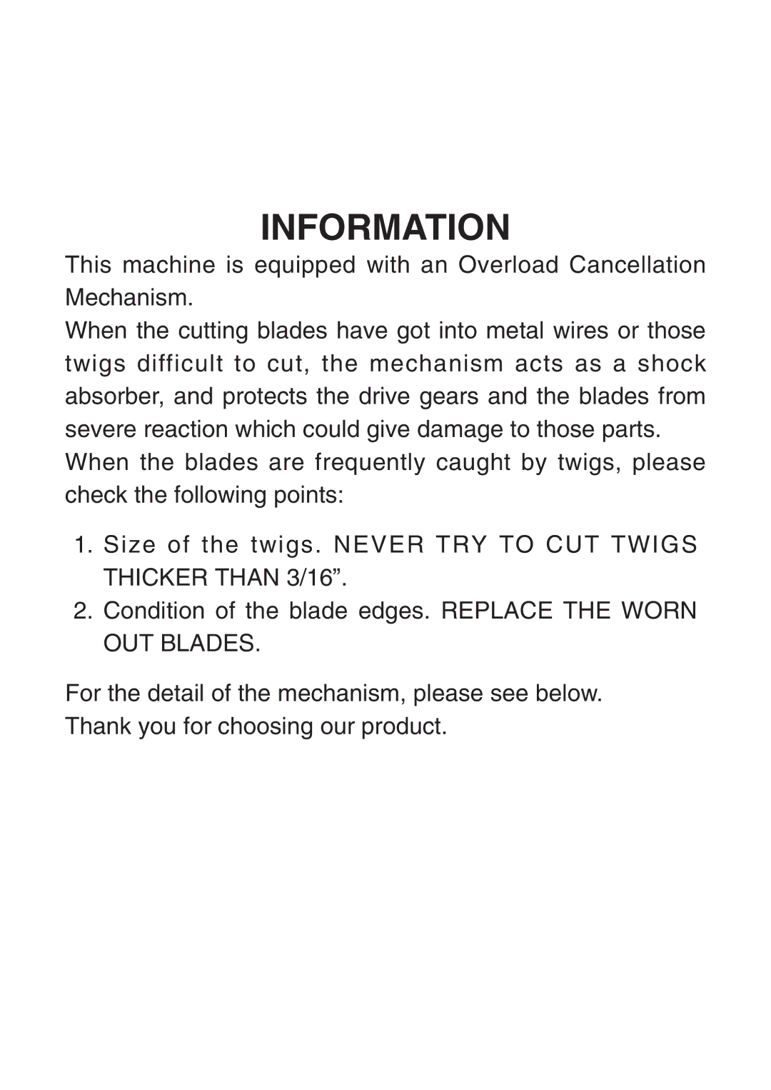 Zenoah LRT2300 manual Information 