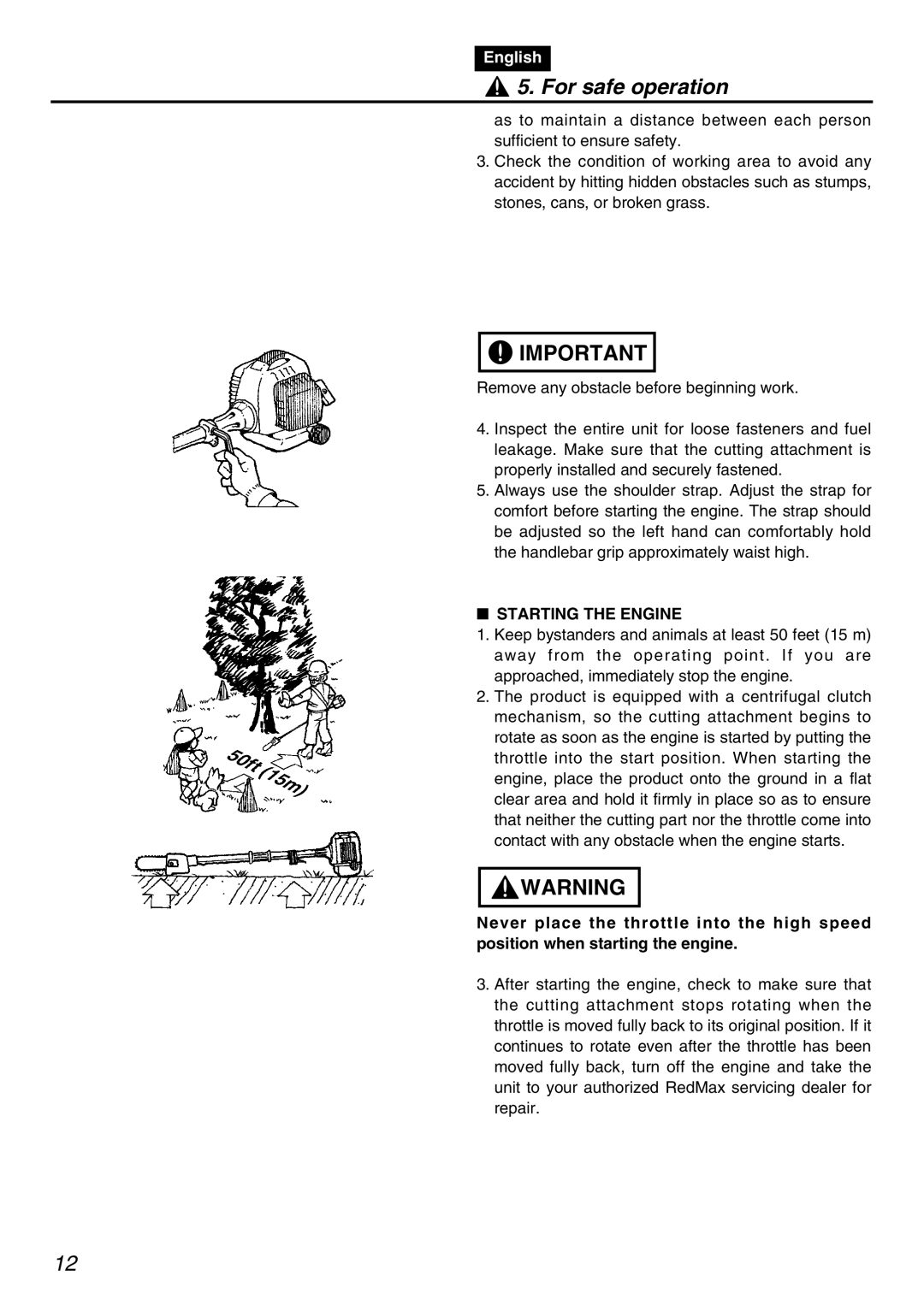 Zenoah PSZ2401 manual Starting the Engine 